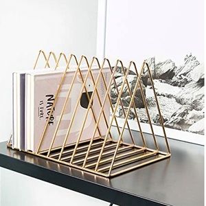 Magazine / file organizer - gold - chic and modern